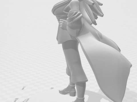 बोनकोस 3डी स्टाइल मंगा एनीमे सुनाडे नारुतो स्टाइल कैरिकैटो 3D प्रिंट मॉडल