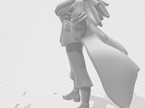 Bonecos 3d style manga anime tsunade naruto style caricato 3D Print Model