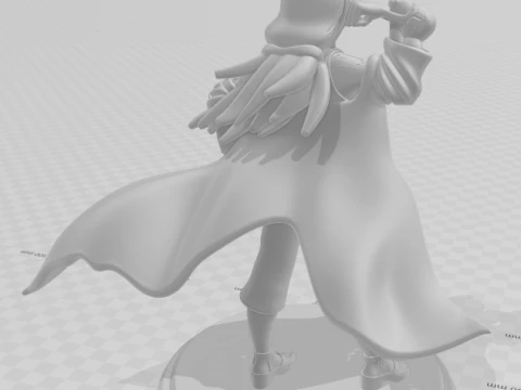 Bonecos 3d style manga anime tsunade naruto style caricato 3D Print Model
