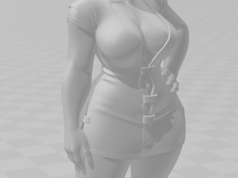 बोनकोस 3डी स्टाइल मंगा एनीमे महिला लॉली स्टाइल कैरिकैटो 3D प्रिंट मॉडल