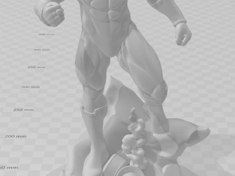 Bonecos 3d style manga anime green lantern lanterna verde style caricato 3D Print Model
