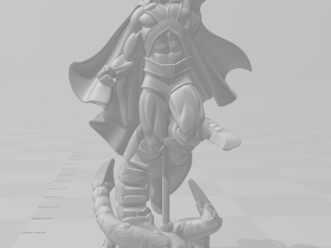 Bonecos 3D 风格漫画动漫火星猎人 caador marciano 风格 caricato 3D 打印模型