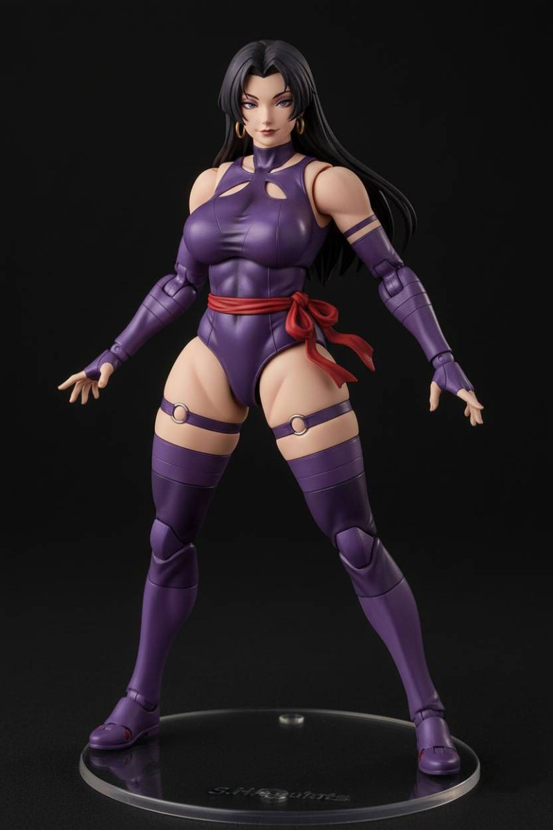 Bonecos estilo 3d manga anime feminino loli psylocke x men estilo caricato Modelo de Impressão 3D .c4d .max .obj .3ds .fbx .stl .blend 