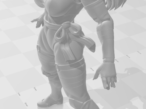 Bonecos estilo 3d manga anime feminino loli psylocke x men estilo caricato Modelo de Impressão 3D