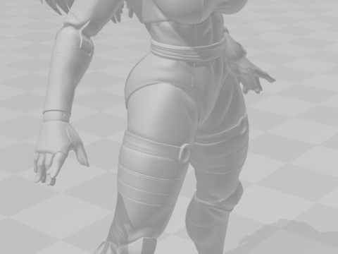 Bonecos estilo 3d manga anime feminino loli psylocke x men estilo caricato Modelo de Impressão 3D