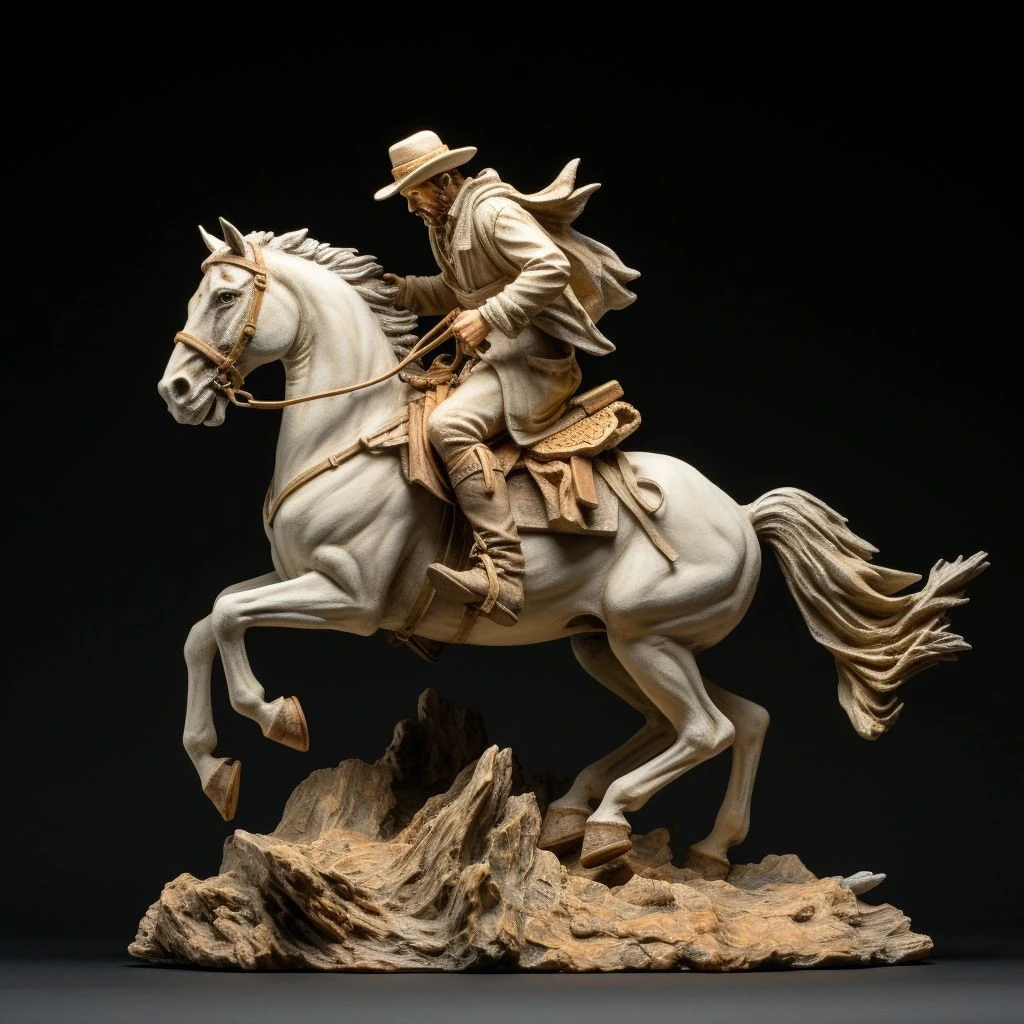 Bonecos 3d style manga anime cowboy western peao style caricato 3D Print Model .c4d .max .obj .3ds .fbx .stl .blend 