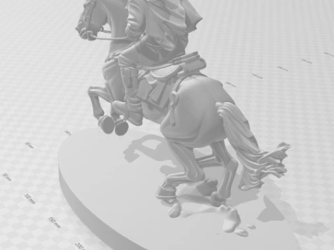 Bonecos 3d style manga anime cowboy western peao style caricato 3D Print Model