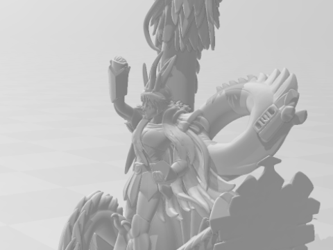 Bonecos 3D 风格漫画动漫圣斗士星矢龙神龙科莱拉龙攻击风格卡里卡托 3D 打印模型