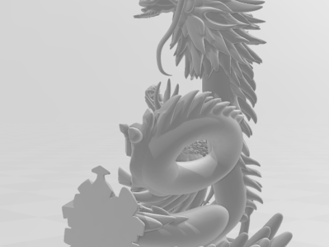 Bonecos 3D 风格漫画动漫圣斗士星矢龙神龙科莱拉龙攻击风格卡里卡托 3D 打印模型