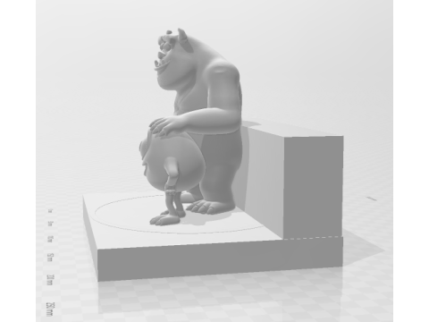 Bonecos 3D manga anime potwory w stylu karykato Model do druku 3D