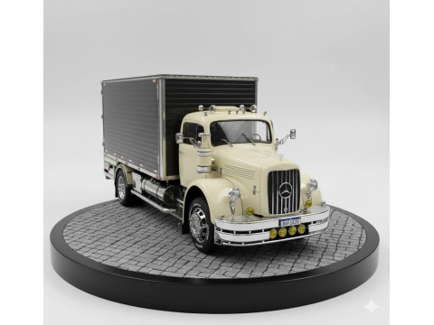 Bonecos 3d style manga anime auto camion mercedes antigo stile classico caricato Modello di stampa 3D