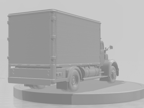 Bonecos 3D-Stil Manga Anime Auto LKW Mercedes Antigo Caricato im klassischen Stil 3D Druckmodell