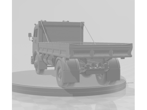 Bonecos 3D-Stil Manga Anime Auto LKW Mercedes Antigo Caricato im klassischen Stil 3D Druckmodell