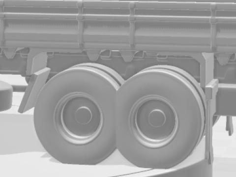 Bonecos 3D-Stil Manga Anime Auto LKW Mercedes Antigo Caricato im klassischen Stil 3D Druckmodell