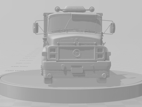 Bonecos 3D-Stil Manga Anime Auto LKW Mercedes Antigo Caricato im klassischen Stil 3D Druckmodell