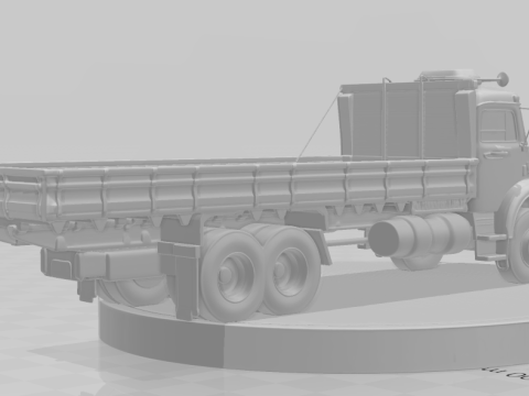 Bonecos 3D-Stil Manga Anime Auto LKW Mercedes Antigo Caricato im klassischen Stil 3D Druckmodell