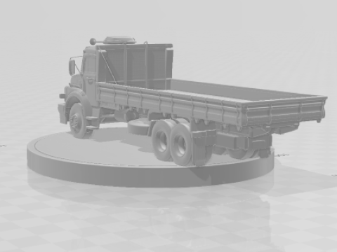 Bonecos 3D-Stil Manga Anime Auto LKW Mercedes Antigo Caricato im klassischen Stil 3D Druckmodell