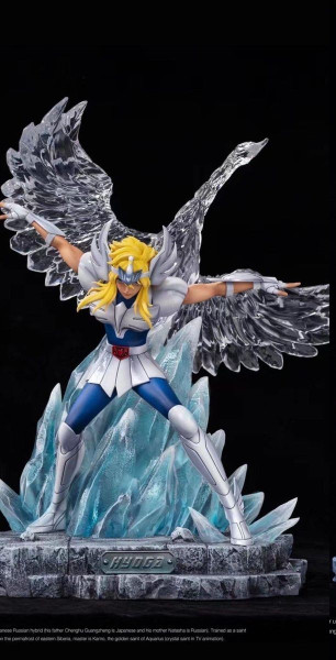 Bonecos 3D-Stil Manga Anime Hyoga Cisne Saint Seiya Stil Caricato 3D Druckmodell .c4d .max .obj .3ds .fbx .stl .blend 