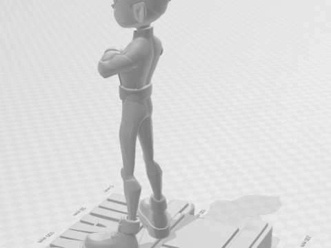 Bonecos 3D-Stil Manga Anime Teen Titans Jugendliche Titanen Stil Caricato 3D Druckmodell