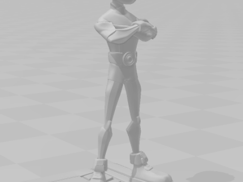 Bonecos 3D-Stil Manga Anime Teen Titans Jugendliche Titanen Stil Caricato 3D Druckmodell