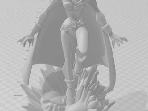 Bonecos 3d style manga anime teen titans jovens titans style caricato 3D Print Model