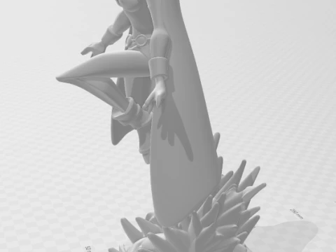 Bonecos 3d style manga anime teen titans jovens titans style caricato 3D Print Model