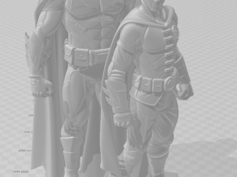 Bonecos 3d 스타일 만화 애니메이션 배트맨과 로빈 스타일 카리카토 3D 프린트 모델