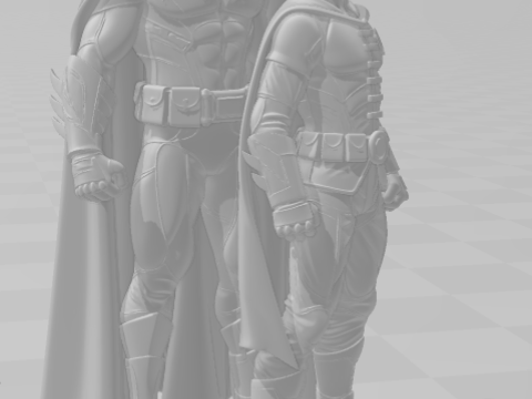 Bonecos 3d 스타일 만화 애니메이션 배트맨과 로빈 스타일 카리카토 3D 프린트 모델