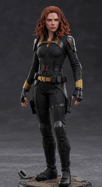 Bonecos 3D-Stil Manga Anime Natasha Romanov Stil Caricato 3D Druckmodell .c4d .max .obj .3ds .fbx .stl .blend 