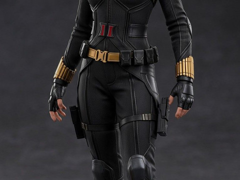 Bonecos 3D-Stil Manga Anime Natasha Romanov Stil Caricato 3D Druckmodell