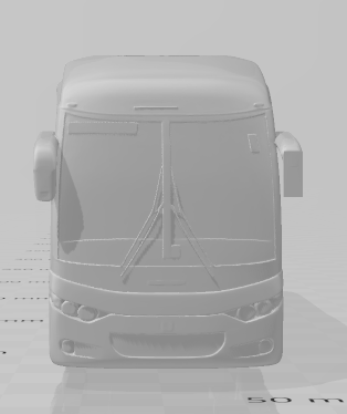 Bonecos 3D-Stil Manga Anime Onibus Bus Test Stil Caricato 3D Druckmodell .c4d .max .obj .3ds .fbx .stl .blend