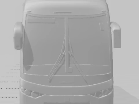 बोनकोस 3डी स्टाइल मंगा एनीमे ओनिबस बस टेस्ट स्टाइल कैरिकैटो 3D प्रिंट मॉडल