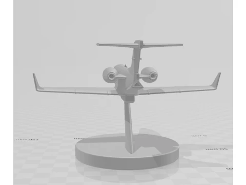 Bonecos 3d style manga anime learjet aviao plane style caricato 3D Print Model