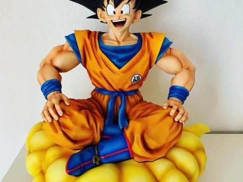 Bonecos 3d style manga anime dragonball goku style caricato Modello di stampa 3D