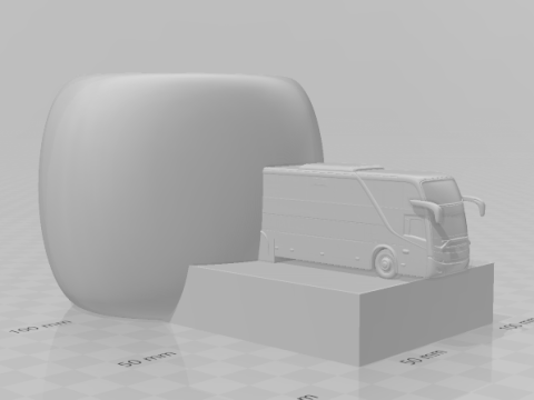 Bonecos 3d style manga anime car race pen holder bus style caricato 3D Print Model