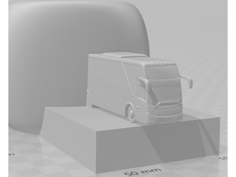 Bonecos 3d style manga anime car race pen holder bus style caricato 3D Print Model