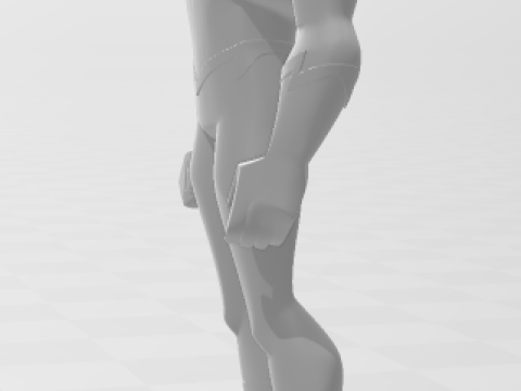 Bonecos 3D-Stil Manga Anime DC Heroes Flash-Stil Caricato 3D Druckmodell