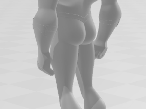 Bonecos 3D-Stil Manga Anime DC Heroes Flash-Stil Caricato 3D Druckmodell