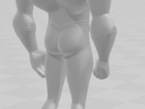 Bonecos 3D-Stil Manga Anime DC Heroes Flash-Stil Caricato 3D Druckmodell