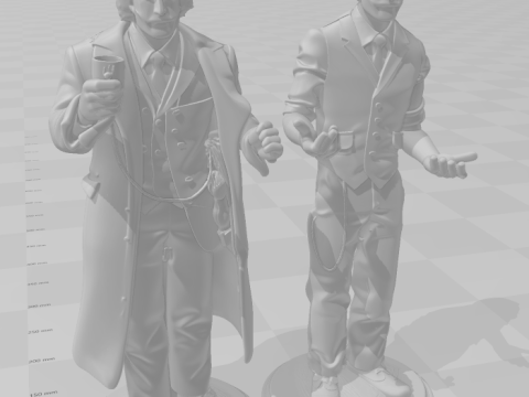 Bonecos 3d style manga anime dc heroes joker coringa style caricato 3D Print Model