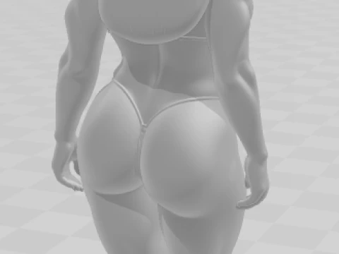 Bonecos 3d style manga anime women lolli style caricato 3D Print Model