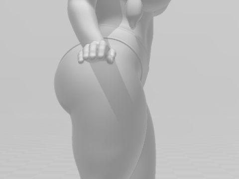 Bonecos 3d стиль манга аниме женщины стиль лолли карикато 3D Принт Модель