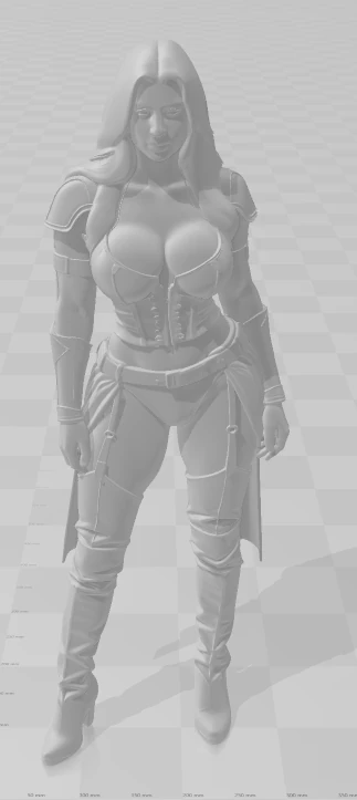 Bonecos 3d style manga anime women lolli style caricato 3D Print Model .c4d .max .obj .3ds .fbx .stl .blend 