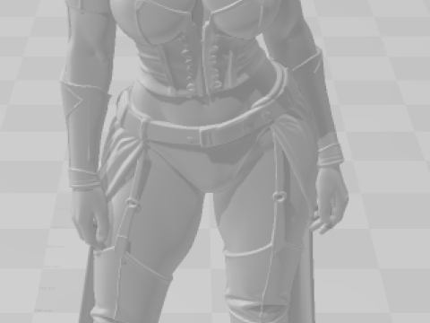 Bonecos 3d style manga anime women lolli style caricato Modello di stampa 3D