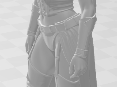 Bonecos 3d style manga anime women lolli style caricato 3D Print Model