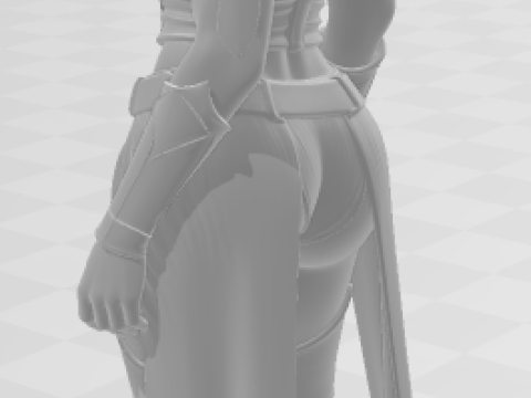 Bonecos 3d style manga anime women lolli style caricato 3D Print Model