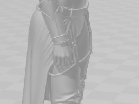 Bonecos 3d style manga anime women lolli style caricato 3D Print Model