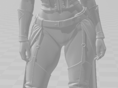 Bonecos 3d style manga anime women lolli style caricato 3D Print Model