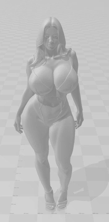 Bonecos 3d style manga anime women lolli style caricato 3D Print Model .c4d .max .obj .3ds .fbx .stl .blend 