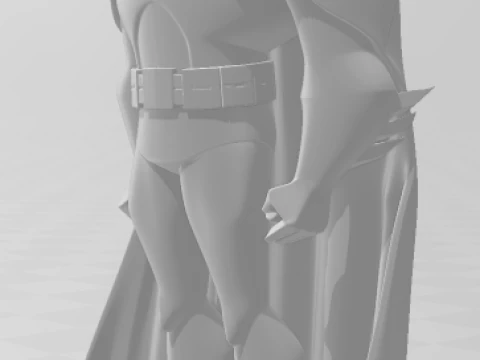 Bonecos 3d style manga anime dc heroes batman style caricato 3D Print Model